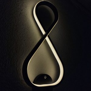 چراغ دیواری مدرن مدل بینهایت